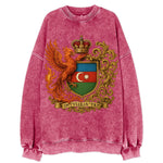 Azerbaijan Fire Phoenix Emblem - Vintage Sweatshirt
