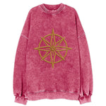 Compass Rose  - Vintage Sweatshirt