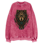 Storm Wolf Thunder  - Vintage Sweatshirt