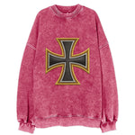 Teutonic Cross  - Vintage Sweatshirt