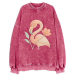 Peach Flamingo - Vintage Sweatshirt