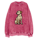 Rhodesian Ridgeback - Red wheaten sittin Vintage Sweatshirt
