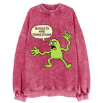 BUDGETS ARE SUGGESTIONS | Rebellious calculator - Vintage Sweatshirt