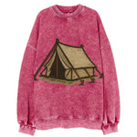 Camping Tent  - Vintage Sweatshirt