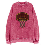 Basketball Hoop  - Vintage Sweatshirt