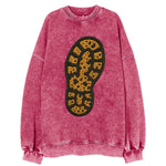 Hiking Boot Print  - Vintage Sweatshirt