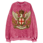 Georgia White Eagle Emblem  - Vintage Sweatshirt