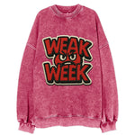 WEAK;WEEK WARRIOR Monday Blue Cap - Vintage Sweatshirt