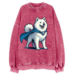 Samoyed Winter Hero  - Vintage Sweatshirt