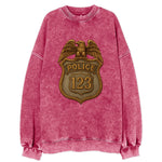 Police Badge  - Vintage Sweatshirt