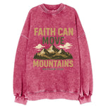 Matthew 17:20 Mountains - Vintage Sweatshirt