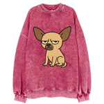 The Chihuahua Judging Silently - Vintage Sweatshirt