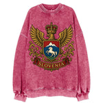 Slovenia Heritage Badge  - Vintage Sweatshirt