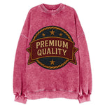 Premium Quality Badge  - Vintage Sweatshirt