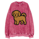 Havanese - Contemporary small dog design - Vintage Sweatshirt