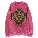 Celtic Cross  - Vintage Sweatshirt