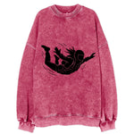 Skydiver free-fall position - Vintage Sweatshirt