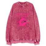 COMMITMENT IS SCARY | Terrified ring running away - Vintage Sweatshirt