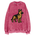 German Shepherd - Trendy minimal silhoue - Vintage Sweatshirt