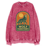 Wolf Territory Marking  - Vintage Sweatshirt