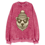 Winnipeg Polar Bear wearing Winnipeg bea - Vintage Sweatshirt