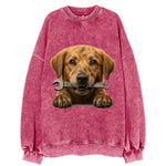 Mechanic Dog  - Vintage Sweatshirt