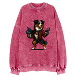 Australian Shepherd Star-Lord  - Vintage - Vintage Sweatshirt