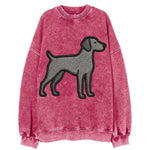 Weimaraner - Trendy gray ghost design wi - Vintage Sweatshirt