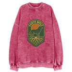 Earth Wolf Roots  - Vintage Sweatshirt