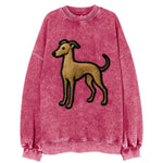 Italian Greyhound - Modern elegant silho - Vintage Sweatshirt