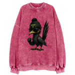 Vegas Roadrunner wearing Raiders beanie with neon patch and wayfarer sunglasses - Vintage Sweatshirt