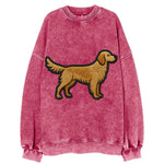English Setter - Trendy feathered design - Vintage Sweatshirt