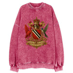 Trinidad Scarlet Ibis Emblem  - Vintage Sweatshirt