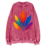 Phoenix Feathers - Each feather a differ - Vintage Sweatshirt