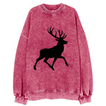 Deer with majestic antlers - Vintage Sweatshirt