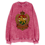 Tajikistan Heritage Badge  - Vintage Sweatshirt