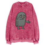 FOLLOWERS ARE GHOSTS | Transparent crowd following nobody - Vintage Sweatshirt