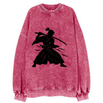 Japanese samurai sword draw - Vintage Sweatshirt