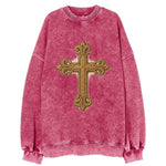 Baroque Cross  - Vintage Sweatshirt