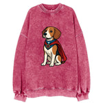 Beagle Patriotic Hero  - Vintage Sweatshirt