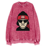 Salt Lake Ute wearing Utah beanie with U patch - Vintage Sweatshirt