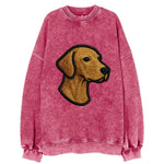 Vizsla - Modern noble design with bold b - Vintage Sweatshirt