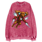 Cocker Spaniel Iron Man  - Vintage Sweatshirt
