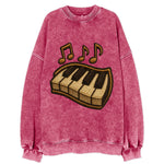 Piano Keys  - Vintage Sweatshirt