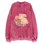 Peach Bunny - Vintage Sweatshirt
