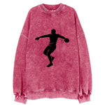 Discus thrower spinning release - Vintage Sweatshirt