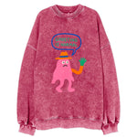GHOSTING IS NORMAL | Transparent ghost texting - Vintage Sweatshirt