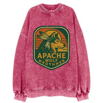 Apache Wolf Brother  - Vintage Sweatshirt