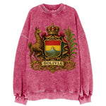 Bolivia Royal Logo  - Vintage Sweatshirt
