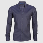 Roberto Russo Fitted Shirt with Integrated Zipper